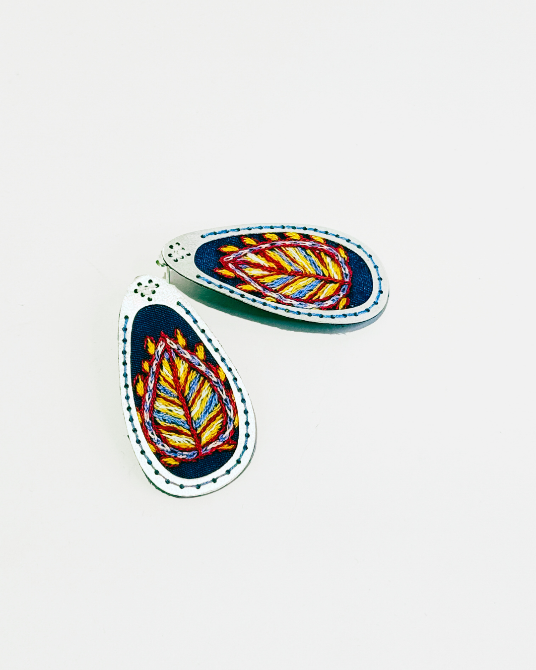Mojgan Zari Douzi Silver Earring 2