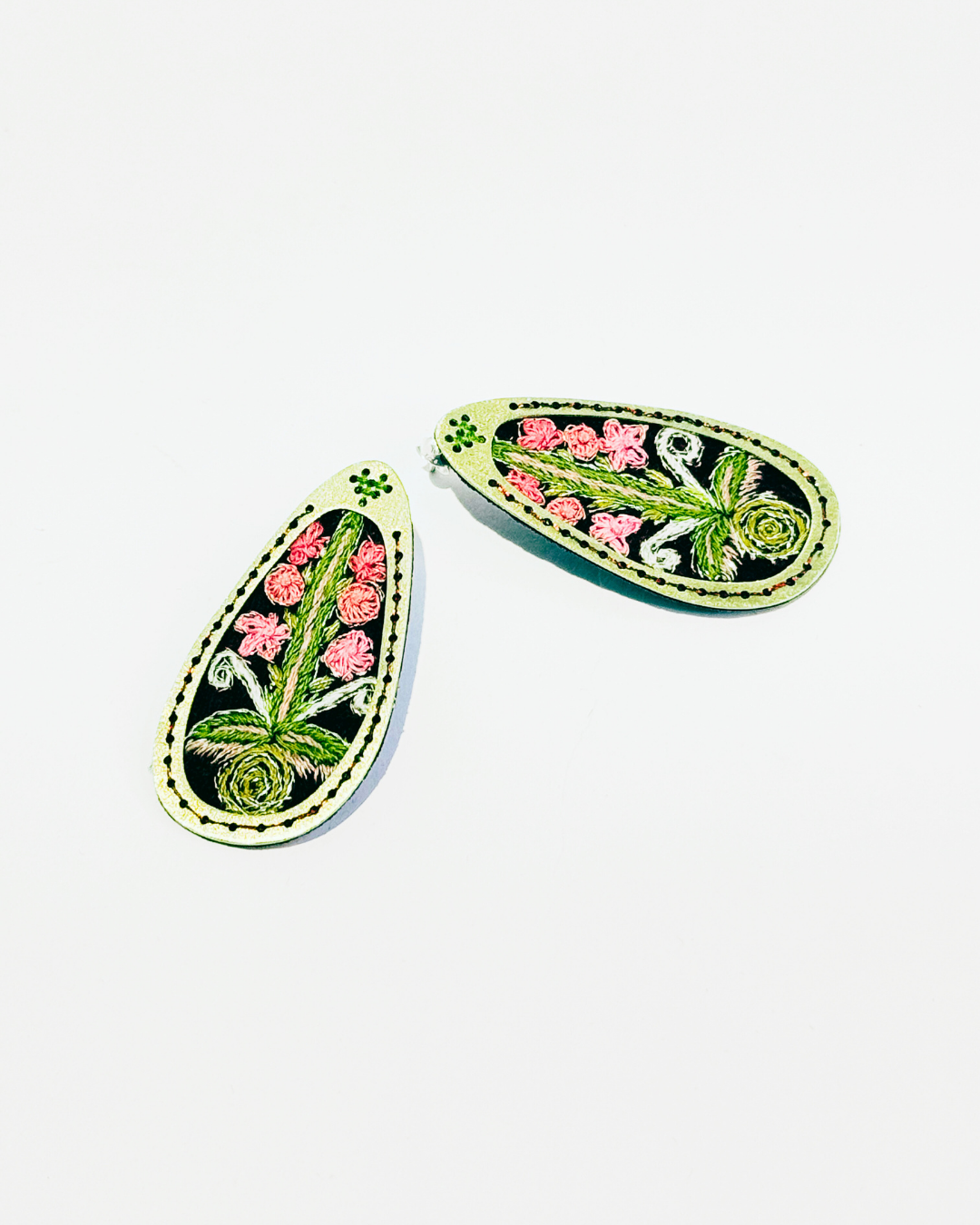 Mojgan Zari Douzi Brass Earring