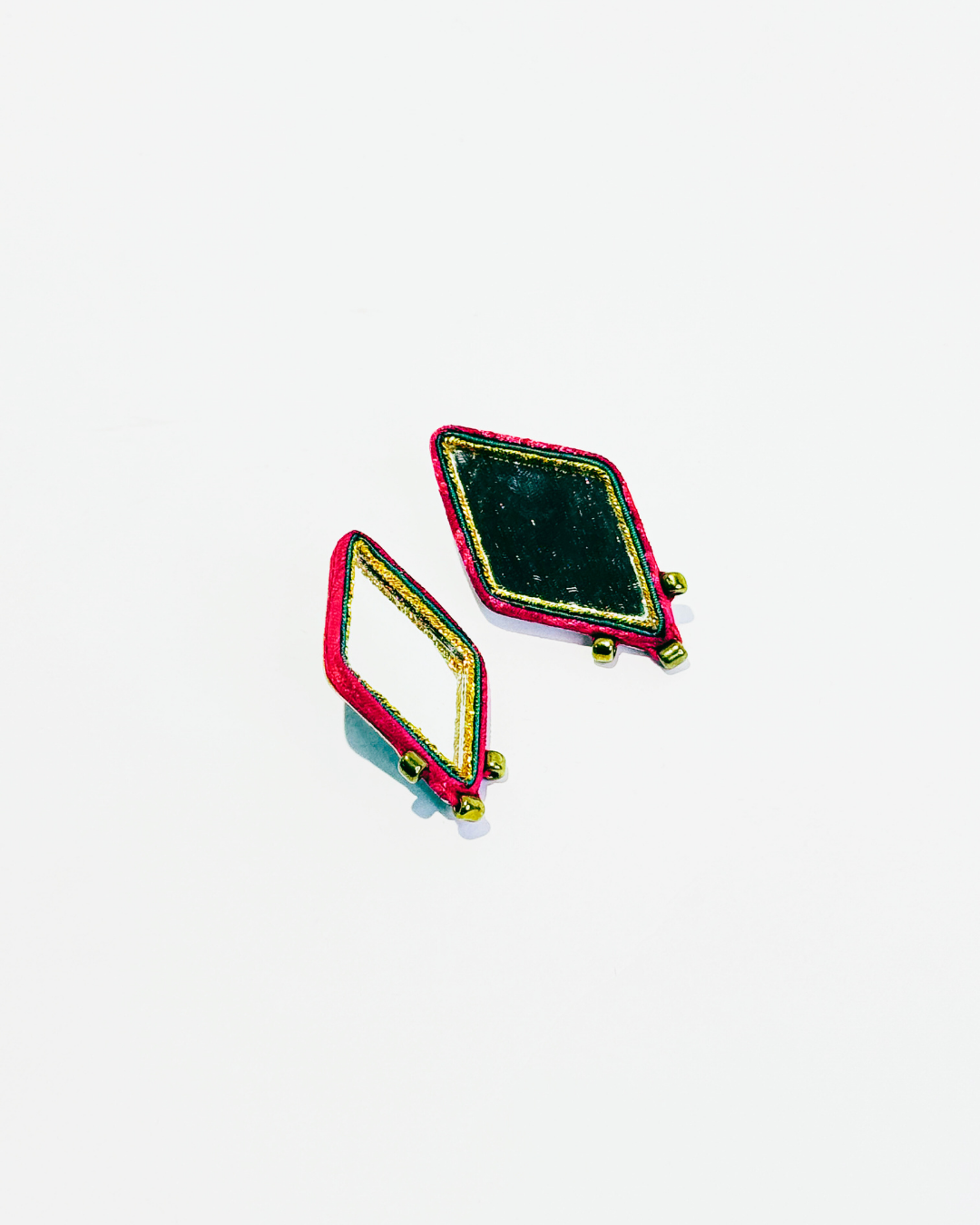 Harir Smal Dimond Mirror Earrings