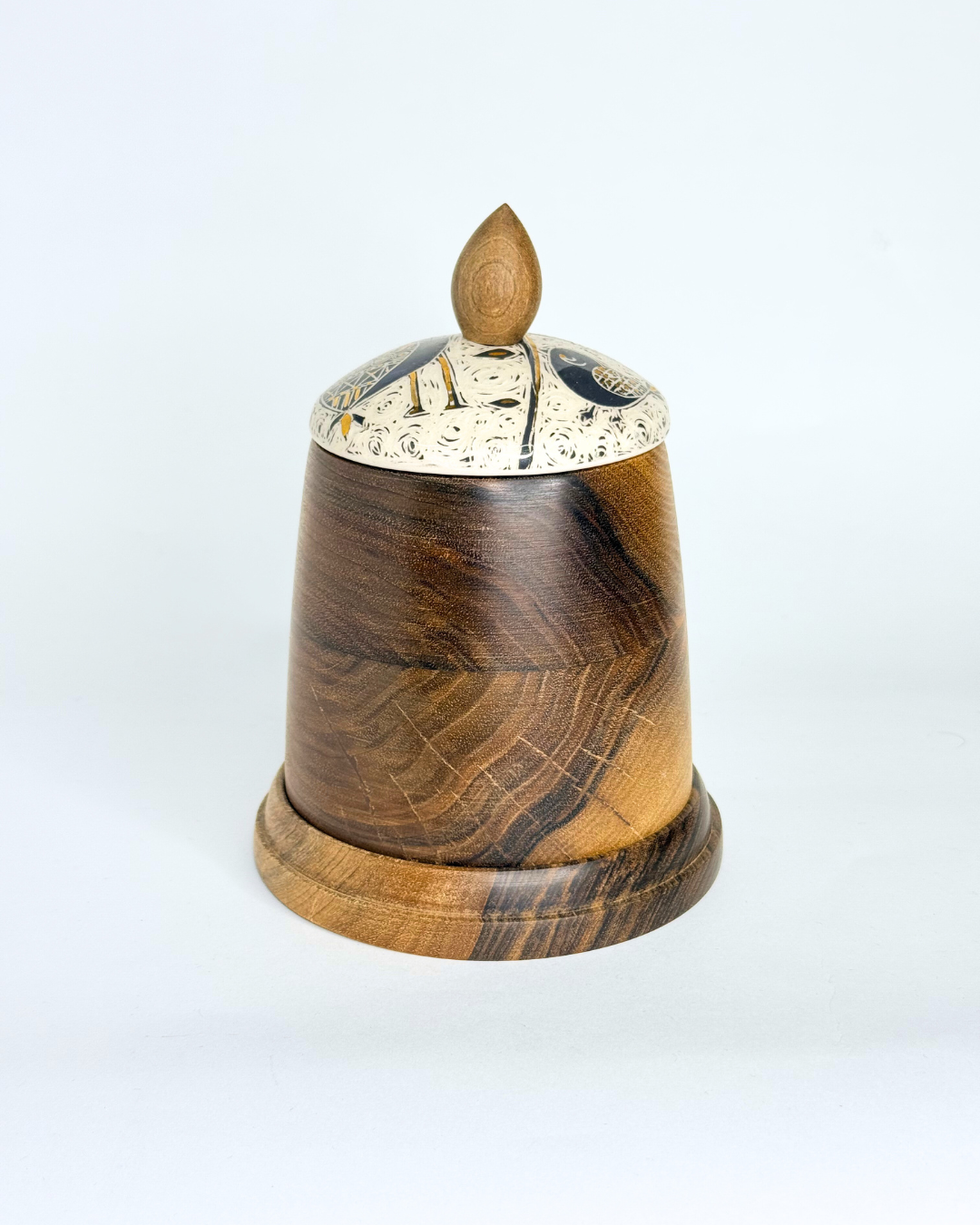 Mehrfam Cone Container With Ceramic Lid