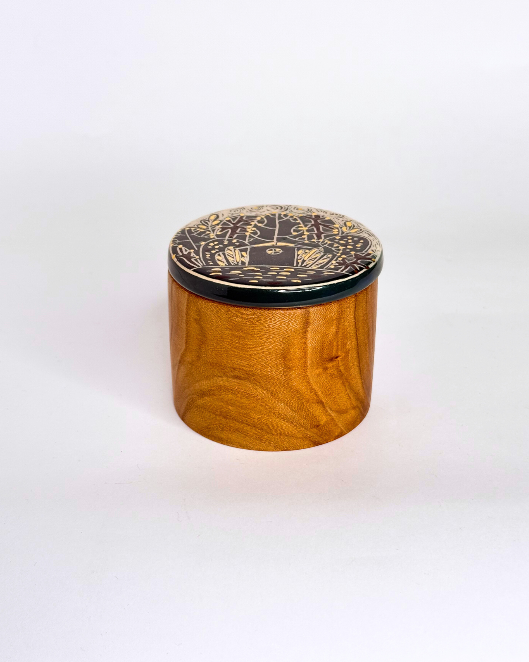 Mehrfam Small Candy Container With Ceramic Lid 1