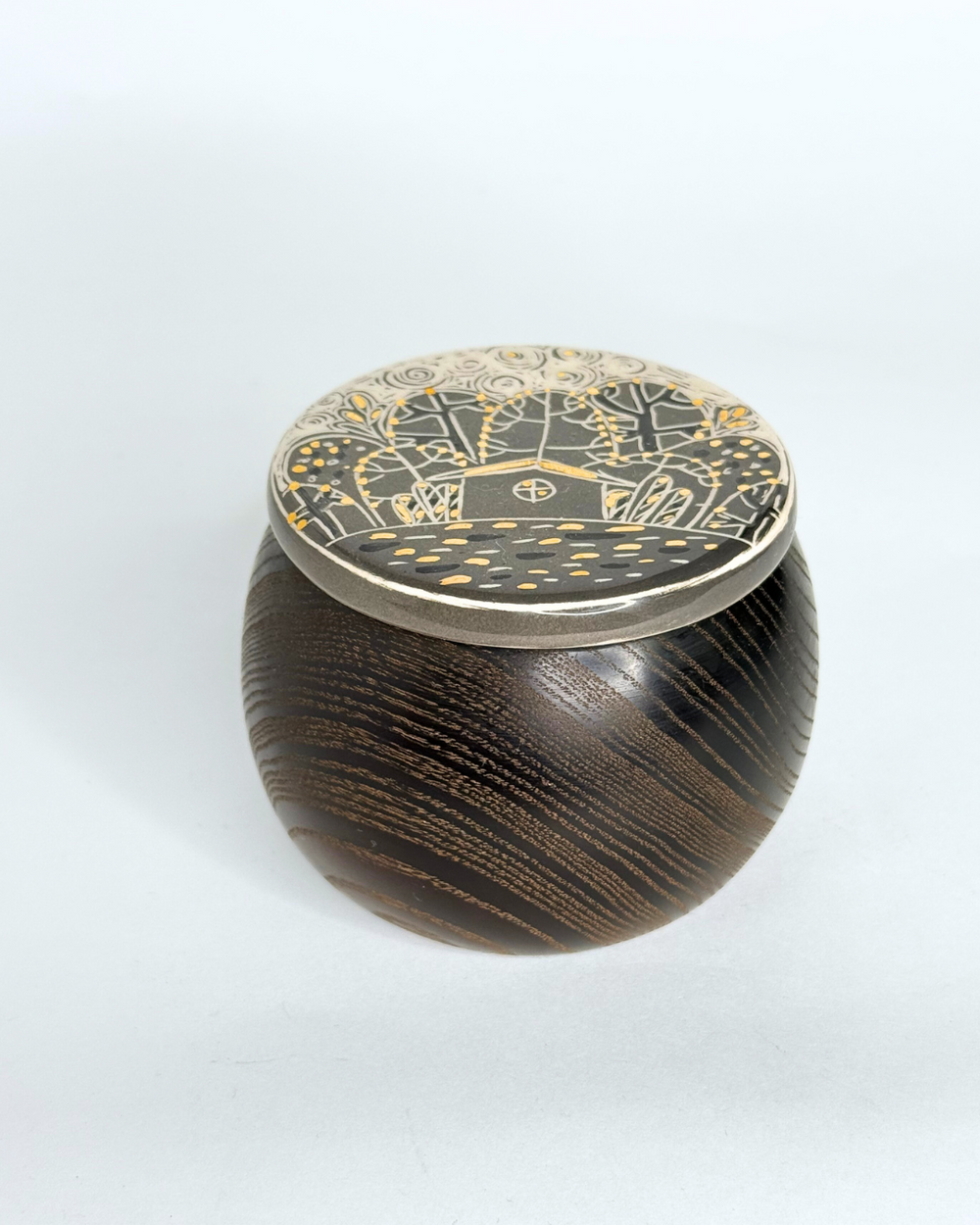 Mehrfam Small Candy Container With Ceramic Lid 1