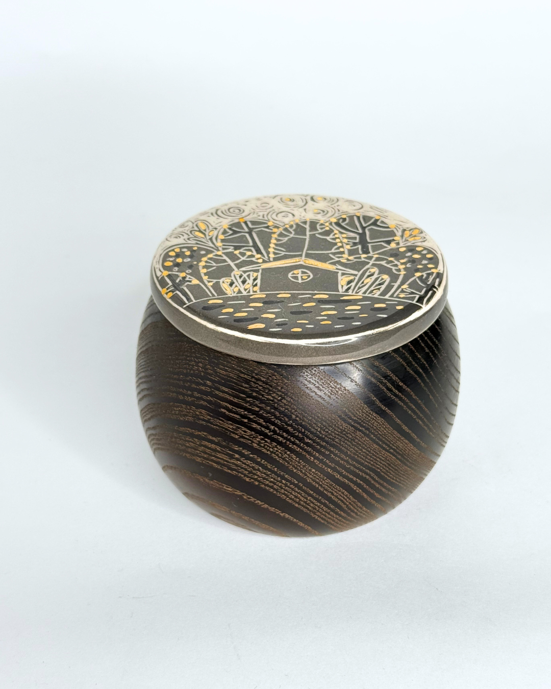 Mehrfam Small Candy Container With Ceramic Lid 1