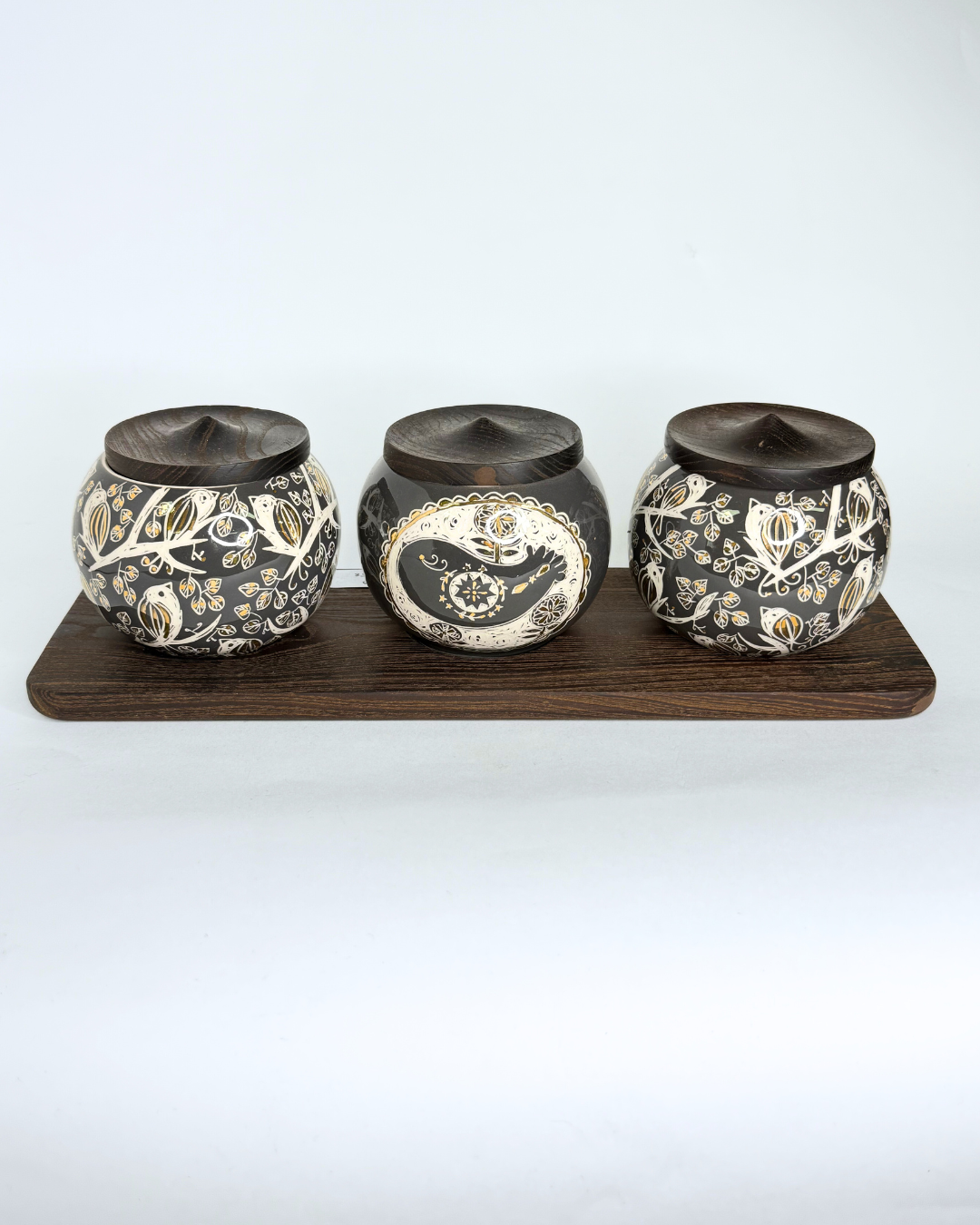 Mehrfam ball shaped Container Set (3 Pieces)