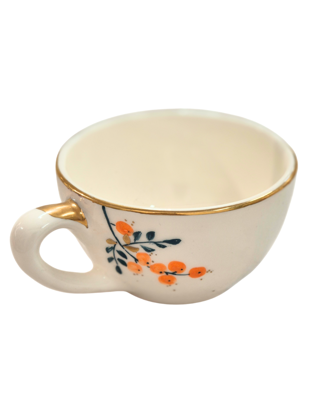 Solmaz Orange Flower Cup
