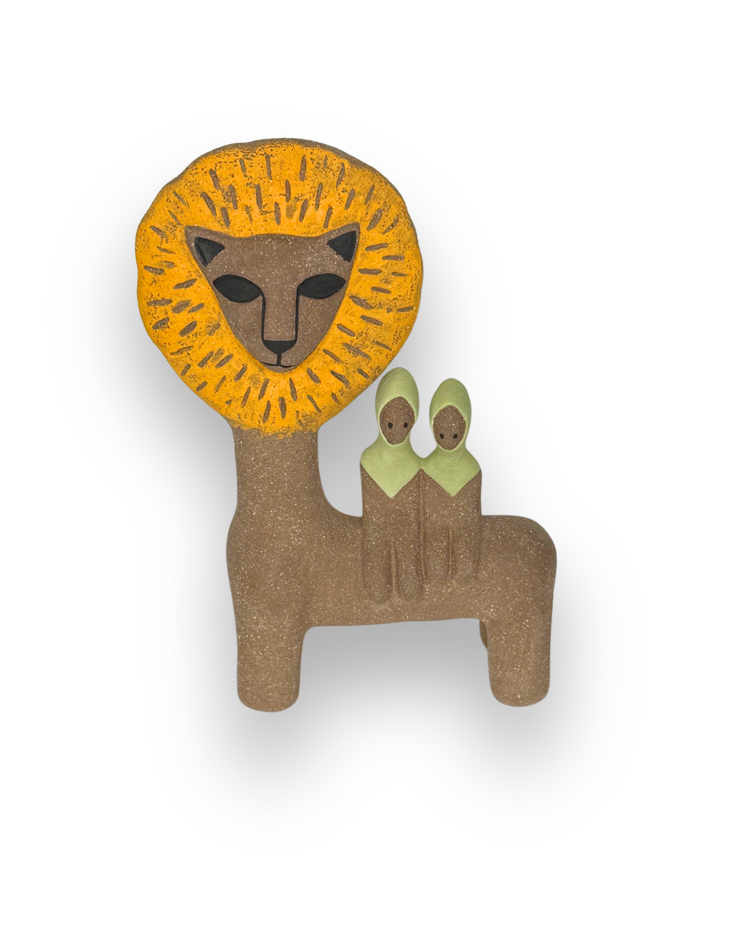 Leecoo Lion Ceramic Sculpture