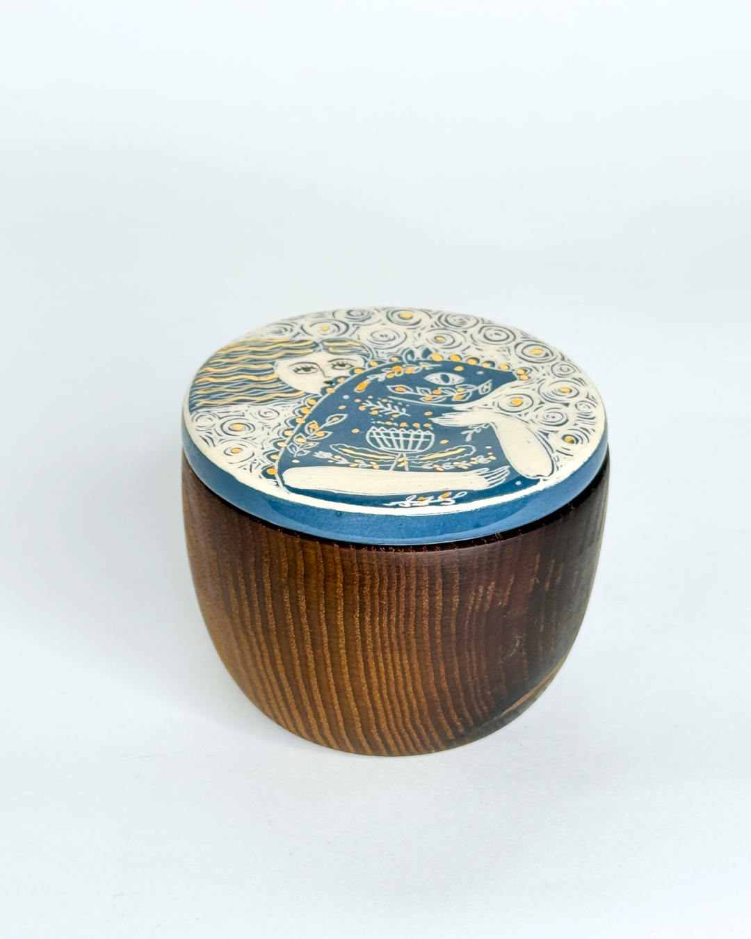 Mehrfam Small Candy Container With Ceramic Lid 6