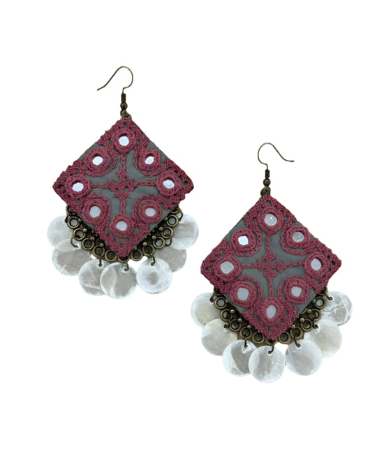 Akoot Handmade Earring - Square