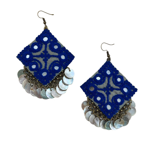 Akoot Handmade Earring - Square